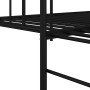 Estructura de cama nido negra 90x200 cm de acero by , Beds and slatted bases - Ref: Foro24-42002666, Price: 161,69 €, Discoun...