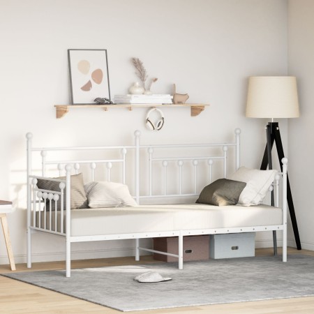Estructura de Cama Daybed Blanca 80x200 cm de Acero von , Betten und Lattenroste - Ref: Foro24-42002671, Preis: 117,65 €, Rab...