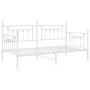 Estructura de Cama Daybed Blanca 100x200 cm de Acero by , Beds and slatted bases - Ref: Foro24-42002675, Price: 137,37 €, Dis...