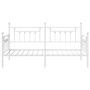 Estructura de Cama Daybed Blanca 100x200 cm de Acero by , Beds and slatted bases - Ref: Foro24-42002675, Price: 137,37 €, Dis...
