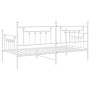 Estructura de Cama Daybed Blanca 100x200 cm de Acero by , Beds and slatted bases - Ref: Foro24-42002675, Price: 137,37 €, Dis...