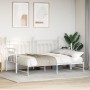 Estructura de cama día  con cama nido blanca 75x190 cm de acero | Foro24.es | Tu tienda online para hogar, jardín y más Foro24.es