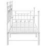 Estructura de cama día  con cama nido blanca 75x190 cm de acero | Foro24.es | Tu tienda online para hogar, jardín y más Foro24.es