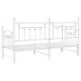 Estructura de cama día  con cama nido blanca 75x190 cm de acero | Foro24.es | Tu tienda online para hogar, jardín y más Foro24.es
