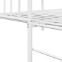 Estructura de cama día  con cama nido blanca 75x190 cm de acero | Foro24.es | Tu tienda online para hogar, jardín y más Foro24.es