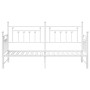 Cama Daybed Blanca con Cama Supletoria 80x200 cm de Acero von , Betten und Lattenroste - Ref: Foro24-42002678, Preis: 176,31 ...