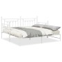Estructura de cama día con cama extra blanca 90x190 cm de acero von , Betten und Lattenroste - Ref: Foro24-42002679, Preis: 1...