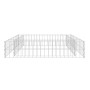 Arriate de gaviones de acero galvanizado 100x100x20 cm de vidaXL, Maceteros y jardineras - Ref: Foro24-151311, Precio: 34,47 ...