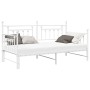 Estructura de Cama Daybed con Trundle Blanca 107x203 cm de Acero | Foro24.es | Tu tienda online para hogar, jardín y más Foro24.es