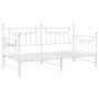 Estructura de Cama Daybed con Trundle Blanca 107x203 cm de Acero | Foro24.es | Tu tienda online para hogar, jardín y más Foro24.es