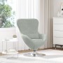 Sillón Huevo VidaXL en Terciopelo Gris Claro | Foro24.es | Tu tienda online para hogar, jardín y más Foro24.es