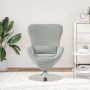 Sillón Huevo VidaXL en Terciopelo Gris Claro | Foro24.es | Tu tienda online para hogar, jardín y más Foro24.es