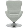 Sillón Huevo VidaXL en Terciopelo Gris Claro | Foro24.es | Tu tienda online para hogar, jardín y más Foro24.es