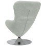 Sillón Huevo VidaXL en Terciopelo Gris Claro | Foro24.es | Tu tienda online para hogar, jardín y más Foro24.es