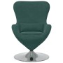 Sillón Huevo  de Terciopelo Verde Oscuro | Foro24.es | Tu tienda online para hogar, jardín y más Foro24.es