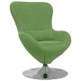 Sillón Huevo de Velvet Verde Claro by , Armchairs - Ref: Foro24-42002727, Price: 168,17 €, Discount: %