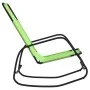 Steel and green textilene rocking lounger by vidaXL, Loungers - Ref: Foro24-318127, Price: 61,04 €, Discount: %