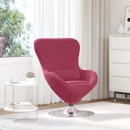 Sillón Huevo  Rojo Vino de Terciopelo | Foro24.es | Tu tienda online para hogar, jardín y más Foro24.es