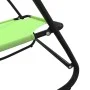 Steel and green textilene rocking lounger by vidaXL, Loungers - Ref: Foro24-318127, Price: 61,04 €, Discount: %