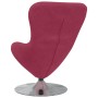 Sillón Huevo  Rojo Vino de Terciopelo | Foro24.es | Tu tienda online para hogar, jardín y más Foro24.es