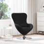 Sillón Huevo de terciopelo negro de , Sillones - Ref: Foro24-42002730, Precio: 154,93 €