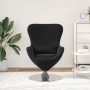 Sillón Huevo de terciopelo negro de , Sillones - Ref: Foro24-42002730, Precio: 154,93 €