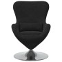 Sillón Huevo de terciopelo negro by , Armchairs - Ref: Foro24-42002730, Price: 168,17 €, Discount: %