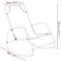 Schaukelliege aus Stahl und grünem Textilene von vidaXL, Liegen - Ref: Foro24-318127, Preis: 61,04 €, Rabatt: %