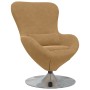 Sillón Huevo de terciopelo marrón | Foro24.es | Tu tienda online para hogar, jardín y más Foro24.es