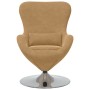 Sillón Huevo de terciopelo marrón | Foro24.es | Tu tienda online para hogar, jardín y más Foro24.es