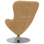 Sillón Huevo de terciopelo marrón | Foro24.es | Tu tienda online para hogar, jardín y más Foro24.es