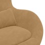 Sillón Huevo de terciopelo marrón | Foro24.es | Tu tienda online para hogar, jardín y más Foro24.es