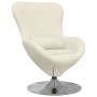 Sillón Huevo  de Terciopelo Cremoso | Foro24.es | Tu tienda online para hogar, jardín y más Foro24.es