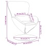 Sillón Huevo de Terciopelo Azul Policía | Foro24.es | Tu tienda online para hogar, jardín y más Foro24.es