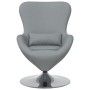 Sillón Huevo VidaXL Gris Claro de Tela | Foro24.es | Tu tienda online para hogar, jardín y más Foro24.es