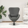 Sillón Huevo de Tela Gris Oscuro | Foro24.es | Tu tienda online para hogar, jardín y más Foro24.es
