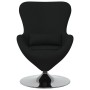 Silla Huevo de  en Tela Negra | Foro24.es | Tu tienda online para hogar, jardín y más Foro24.es