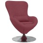 Sillón Huevo  Rojo Vino Tela | Foro24.es | Tu tienda online para hogar, jardín y más Foro24.es