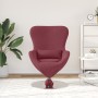 Sillón Huevo  Rojo Vino Tela | Foro24.es | Tu tienda online para hogar, jardín y más Foro24.es