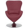 Sillón Huevo  Rojo Vino Tela | Foro24.es | Tu tienda online para hogar, jardín y más Foro24.es