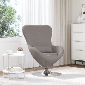 Sillón Huevo de Tela Taupe by , Armchairs - Ref: Foro24-42002741, Price: 168,25 €, Discount: %