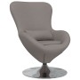 Sillón Huevo de Tela Taupe by , Armchairs - Ref: Foro24-42002741, Price: 168,25 €, Discount: %
