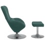 Sillón Huevo con Puff Terciopelo Verde Oscuro | Foro24.es | Tu tienda online para hogar, jardín y más Foro24.es