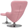 Sillón Huevo con Reposapiés de Terciopelo Rosa | Foro24.es | Tu tienda online para hogar, jardín y más Foro24.es