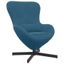 Sillón Huevo de Terciopelo Azul | Foro24.es | Tu tienda online para hogar, jardín y más Foro24.es