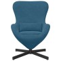 Sillón Huevo de Terciopelo Azul | Foro24.es | Tu tienda online para hogar, jardín y más Foro24.es