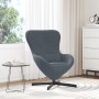 Sillón Huevo Velour Gris Oscuro | Foro24.es | Tu tienda online para hogar, jardín y más Foro24.es