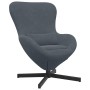 Sillón Huevo Velour Gris Oscuro | Foro24.es | Tu tienda online para hogar, jardín y más Foro24.es