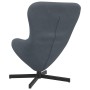 Sillón Huevo Velour Gris Oscuro | Foro24.es | Tu tienda online para hogar, jardín y más Foro24.es