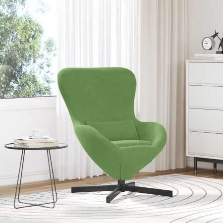 Sillón Huevo  de Terciopelo Verde Claro | Foro24.es | Tu tienda online para hogar, jardín y más Foro24.es